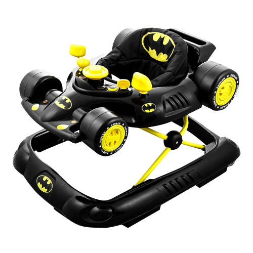 KidsEmbrace DC Comics Batman Batmobile Baby Walker with Activity Tray, Supportive, Black, Unisex