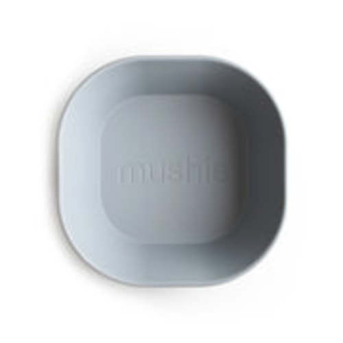 Mushie Baby Square Dinnerware Bowl, Set of 2