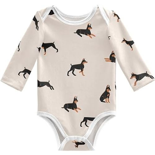vvfelixl Baby Long Sleeve Bodysuits Soft Cotton Baby Clothes for Boys Girls 0-24 Months