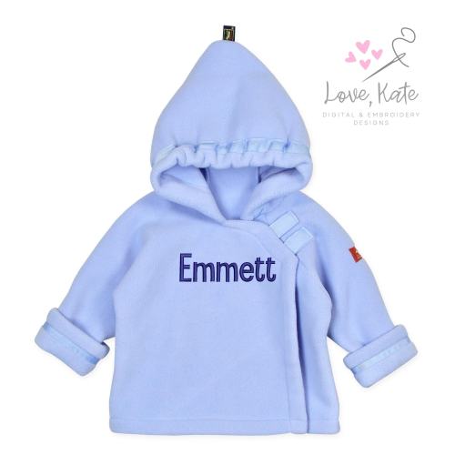 Monogrammed Fleece Widgeon  Favorite Jacket | Light Blue