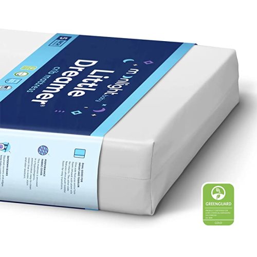 Moonlight Slumber Little Dreamer Crib Mattress - Firm, Dual Sided, Standard Size, Waterproof, 5in.