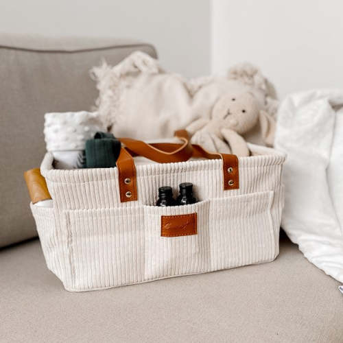 Cream Corduroy Nappy Caddy – Snuggly Jacks