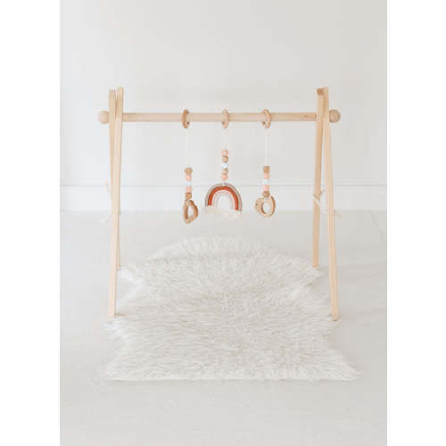 Rainbow Baby Play Gym - Blush