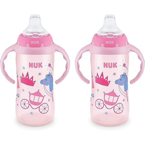 NUK Learner Cup (Large (Pack of 2), Princess)