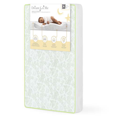 Dream On Me Dual-Sided Mini/Portable Crib Foam Mattress, Breathable