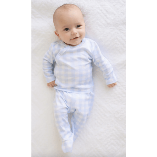 Cameron Cross-Front Set - Buckhead Blue Gingham