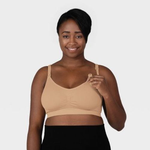 bravado! Basics Women's Seamless Nursing Bra, Color: Beige, Size: XL