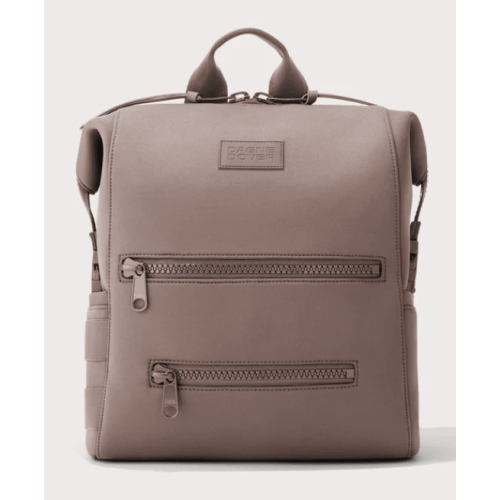 Dagne Dover Indi Diaper Backpack in Onyx, Medium, Dune