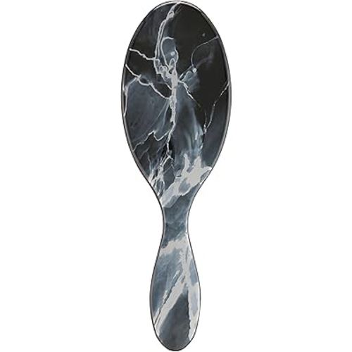 Wet Brush Original Detangler Brush - Metallic Marble, Onyx - All Hair Types - Ultra-Soft IntelliFlex Bristles Glide Through Tangles with Ease - Pain-Free Comb for Men, Women, Boys and Girls
