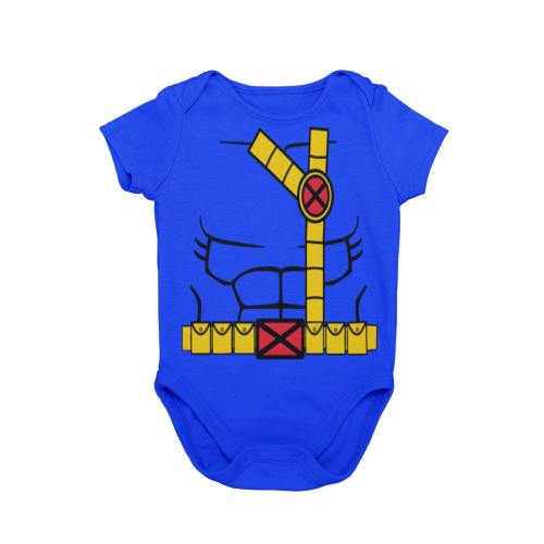 Baby Cycloptic Comic Hero Halloween Costume Bodysuit | Baby Mutant Superhero Halloween Cosplay Costume Bodysuit |Baby Comic Hero Shower Gift