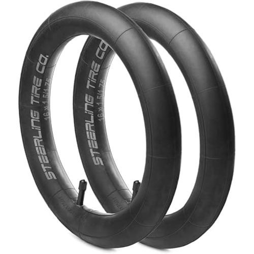 16 x 1.75/1.95/2.125 Heavy Duty Thorn Resistant Inner Tube Replacement for All Baby Trend Expedition Jogger Strollers and More! [2-Pack] Steerling Tire Co.