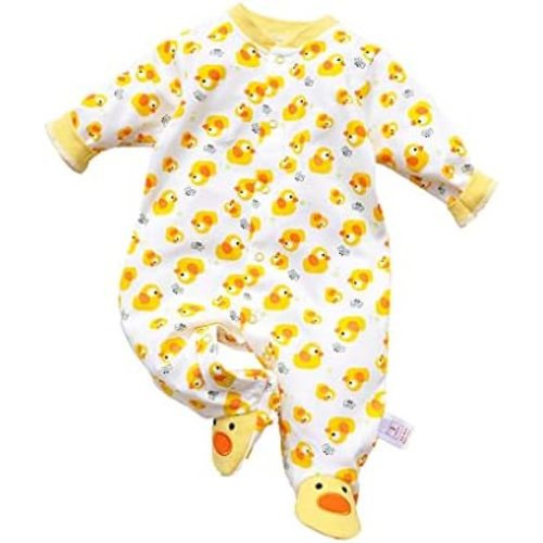 Infant Baby Girl Boy Onesie Cotton Newborn Outfit Bodysuit Jumpsuit Long Sleeve Romper