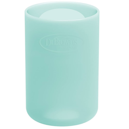 Dr. Brown's Natural Flow Options+ Glass Baby Bottle Sleeve 8oz (Narrow Neck)- Mint