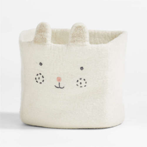 Bunny Felt Shelf Storage Bin