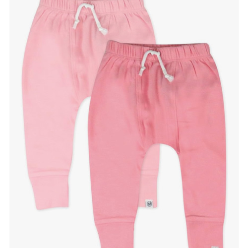 HonestBaby Multipack Honest Pants Joggers Pull on 100% Organic Cotton for Infant Baby and Toddler, Boys, Girls, Unisex