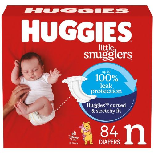 Huggies Little Snugglers Disposable Diapers - Size Newborn - 84ct