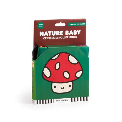 Nature Baby Crinkle Fabric Stroller Book - By Mudpuppy (bath Book)
