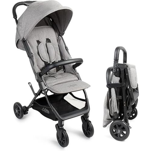 Lightweight Travel Stroller for Baby & Toddlers - Easy Fold & Compact Stroller with Canopy, Storage Basket, Multi-Position Recline & Convenient One-Hand Fold - Airplane Stroller for Infants & Newborn