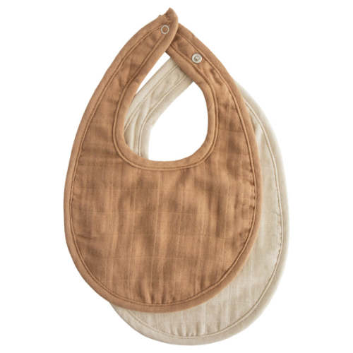 mushie Muslin Bib 2-Pack – Mushie