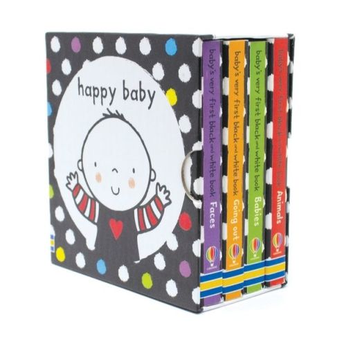 Baby's Very First Black And White Little Library - (baby's Very First Books) By Fiona Watt (hardcover)
