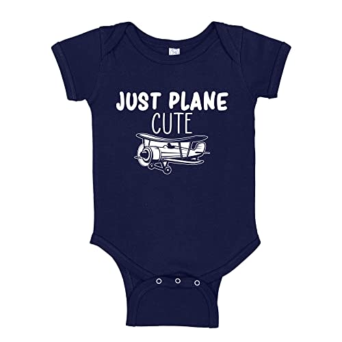 Just Plane Cute Airplane Baby Bodysuit One Piece or Toddler T-Shirt Travel Themed Baby Gift