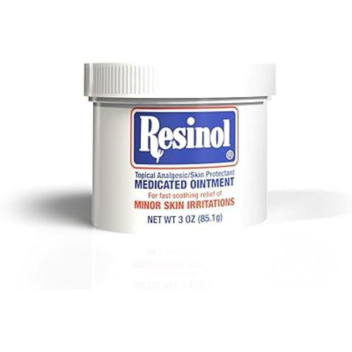 Resinol Medicated Ointment for Pain Relief and Protection of Skin Irritations, 3.3 Ounce (Pack of 1)