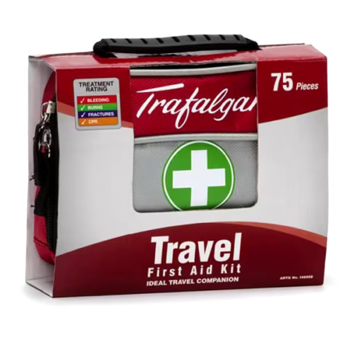 Trafalgar Travel First Aid Kit - 75 Piece