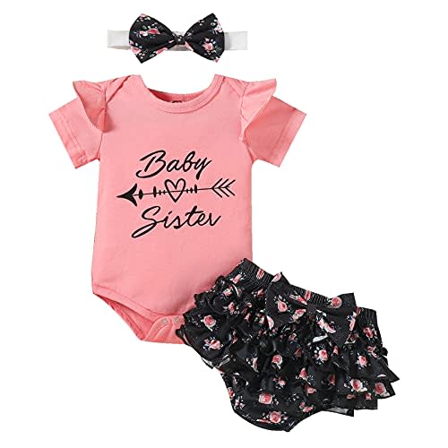 Dimoybabe Baby Girl Clothes Stuff Newborn Infant Summer Cute Outfit 0-24 Months