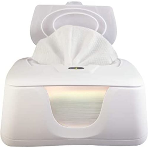 GOGO pure Baby Wipe Warmer and Dispenser, Advanced Features with 4 Bright Auto Off LED Ample Lights for Easy Nighttime Changes, Dual Heat for Baby's Comfort, Improved Design and Only at Amazon