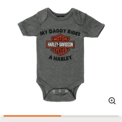 Infant Boys Daddy Rides a Harley Rib Bodysuit 2 Pack | Harley-Davidson USA