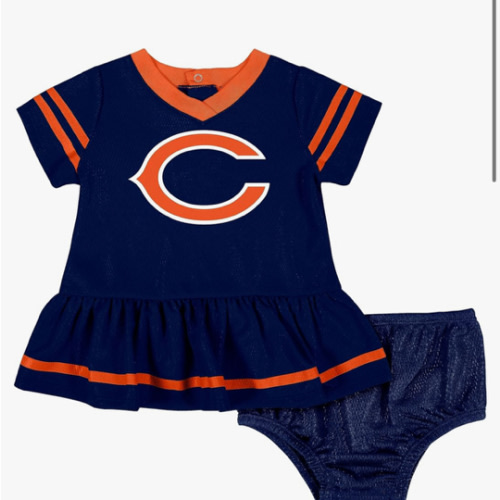 Gerber Girls' NFL Team Jersey Dress and Diaper Cover
