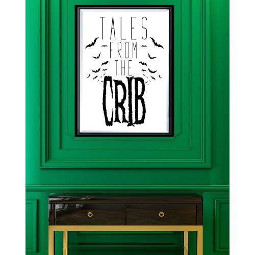 Tales From The Crib Downloadable Prints | Printable Wall Art | Goth Decor | Goth Nursery | Baby Nursery Wall Art | Gift | Baby Gift | Bats