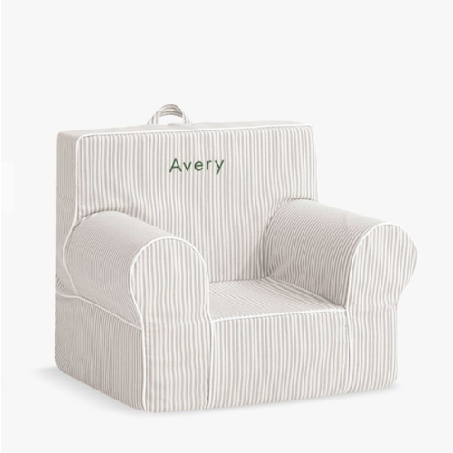 Anywhere Chair®, Oatmeal Oxford Stripe