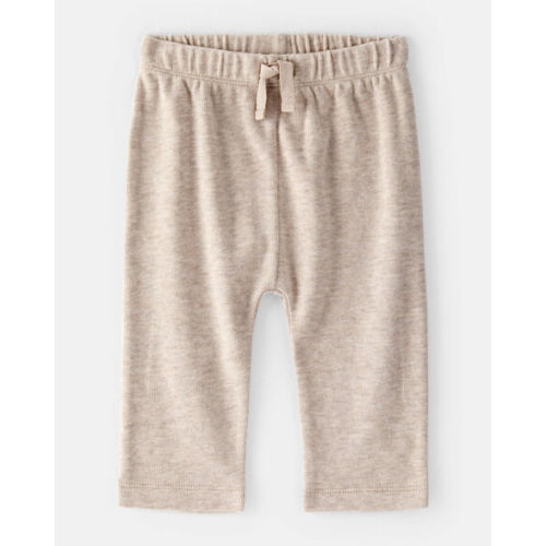 3 Month: Baby Boy Pull-On Thermal Pants - Heather Grey | Carter's