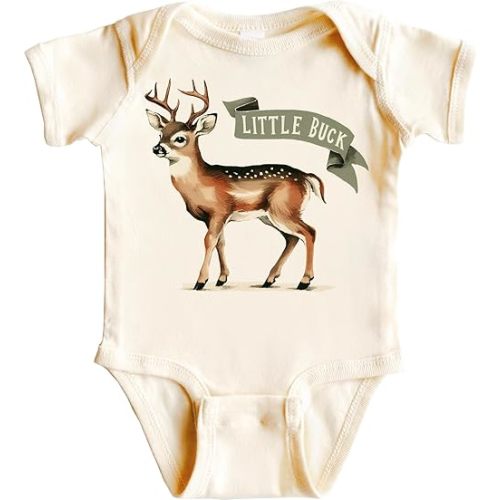 Little Buck Baby Bodysuit - Baby Hunting Gift