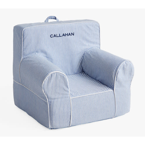 Anywhere Chair®, Chambray Blue Oxford Stripe