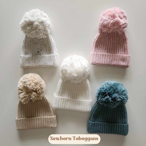 Newborn Toboggan- Part of Matching Set, Newborn Knitwear, Birth Announcement Outfit, Baby Shower Gift 0-3 mos