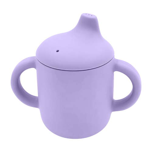 HongHeng Silicone Sippy Cup for Baby, Leak-Proof Sippy Cups for Toddler with Handles, Soft Spout Sippy Cup for Infants, 6+ Months, 6oz/180ml