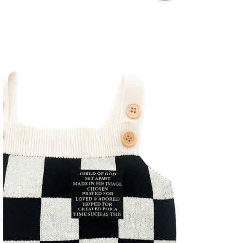 God's Words Knit Checkered Bodysuit – OUR HOUSE ABOVE