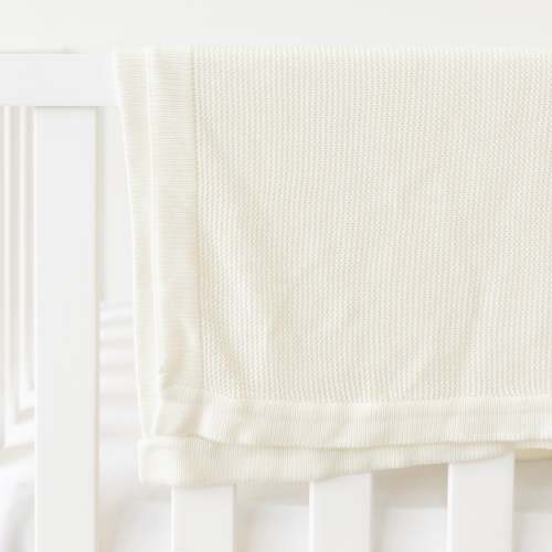 Classic Knit Baby Blanket | Cozy Earth