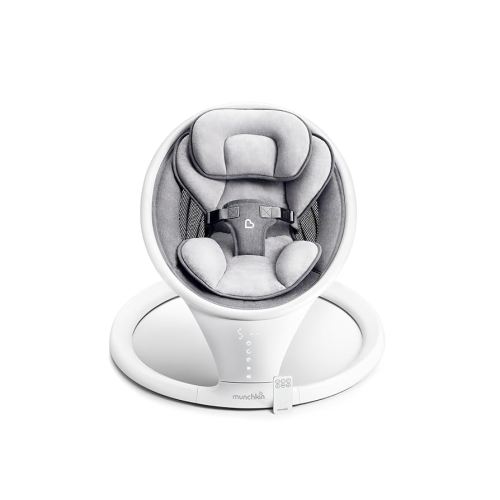 Munchkin Bluetooth Enabled Lightweight Baby Swing with Natural Sway in 5 Speeds and Remote Control