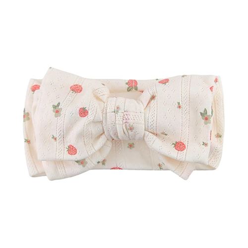 Handmade baby bow with Knotted Double Bows Stretchy Soft Cotton Infant Headwrap Comfortable Hair Accessories for Newborn,Toddler,Kids Ideal Gift for Baby Shower,Holidays