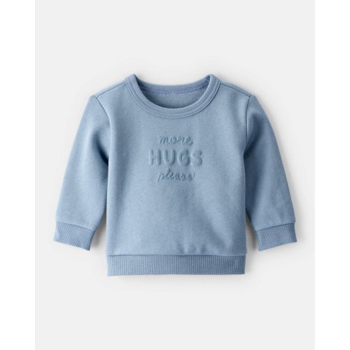 Baby Boy Fleece Sweatshirt - Blue - Carter's | Carter's