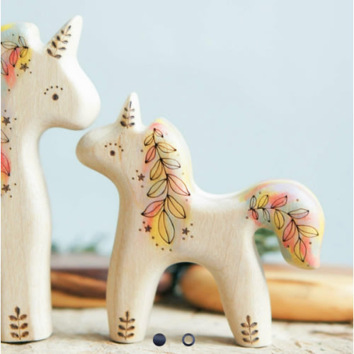 Baby Wooden Unicorn