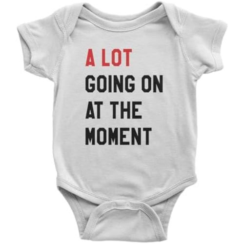 Expression Tees A Lot Going On at The Moment New ERAS Infant One-Piece Bodysuit, Soft Cotton