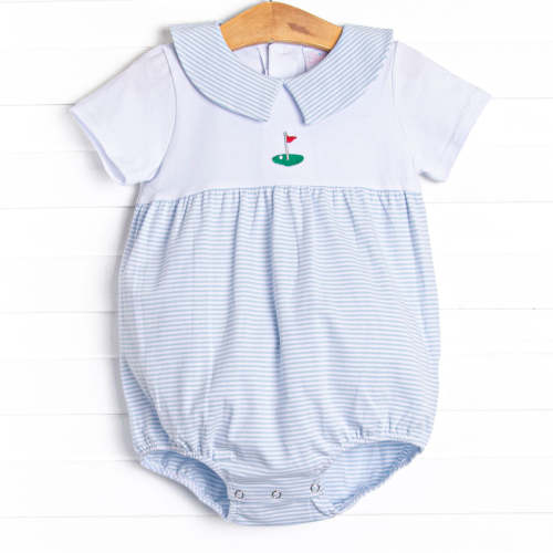 Daddy's Caddy Embroidered Bubble, Blue
–
Stitchy Fish