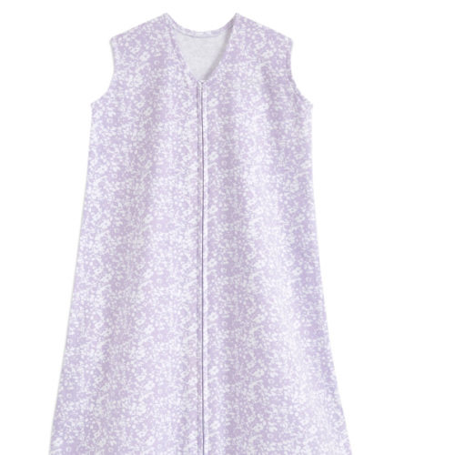 Aster Flowers Cotton Wearable Baby Blanket L | HALO
