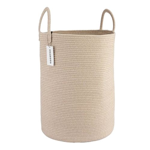 Cotton Rope Laundry Basket Hamper