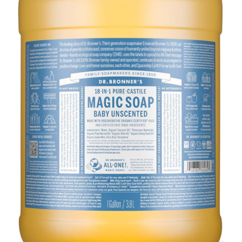 Our Best Baby Soap - Unscented Baby Wash w/Organic Ingredients – Dr. Bronner's