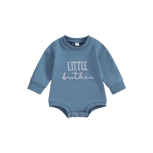 Big Brother Little Brother Matching Outfits Baby Boy Crewneck Sweatshirt Infant Long Sleeve Pullover Top Shirt Fall Clothes